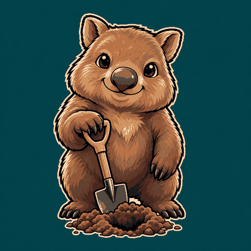 Tiny Wagmi Wombat logo